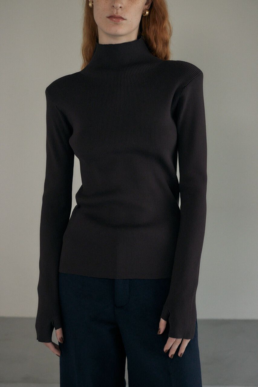 MOUSSY「タートルニット」|ニット・セーター|BRN