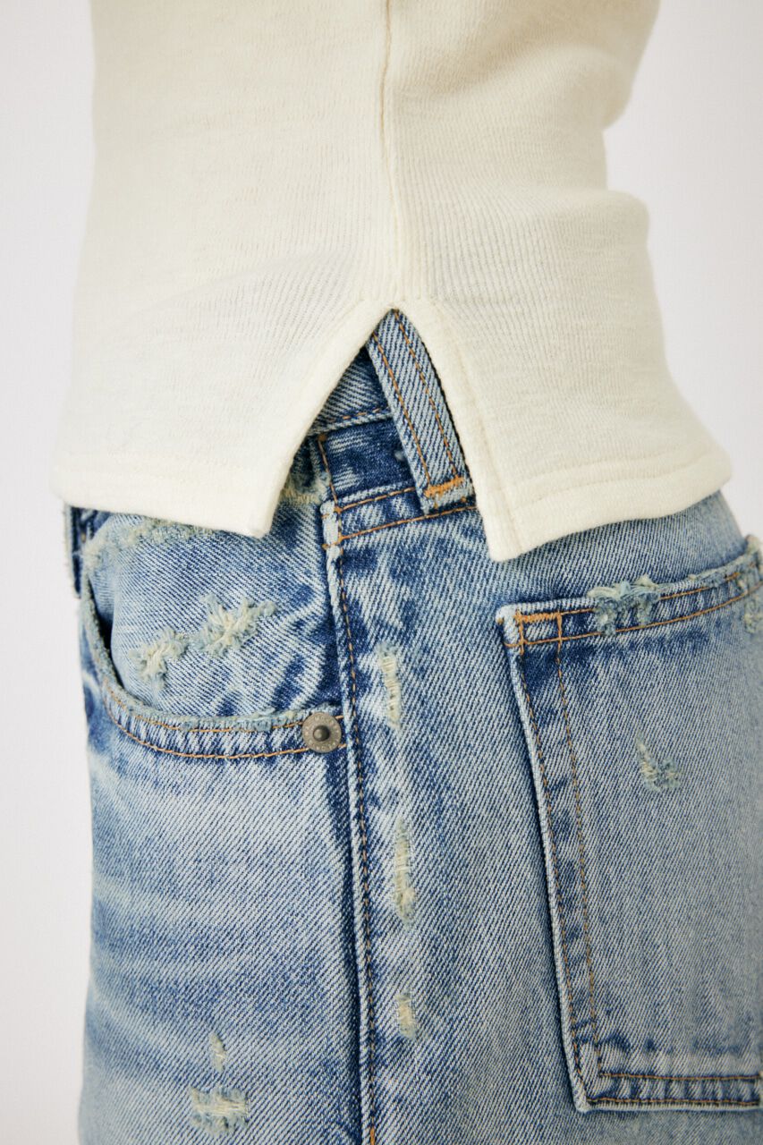 MOUSSY「HOOK & EYE BOLERO トップス」|Tシャツ・カットソー|