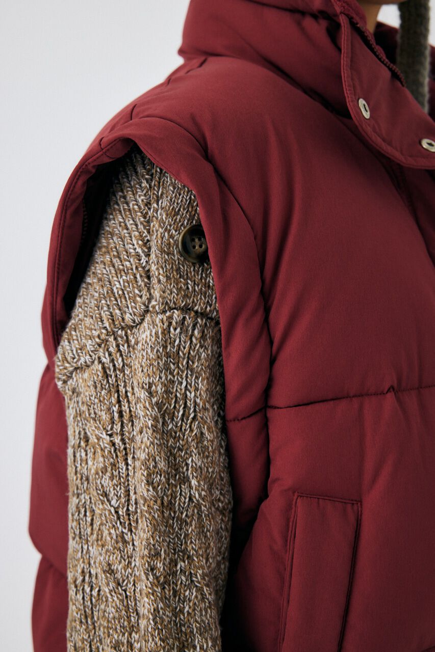 MOUSSY「CROPPED PUFFER DETACHABLE ジャケット」|その他|