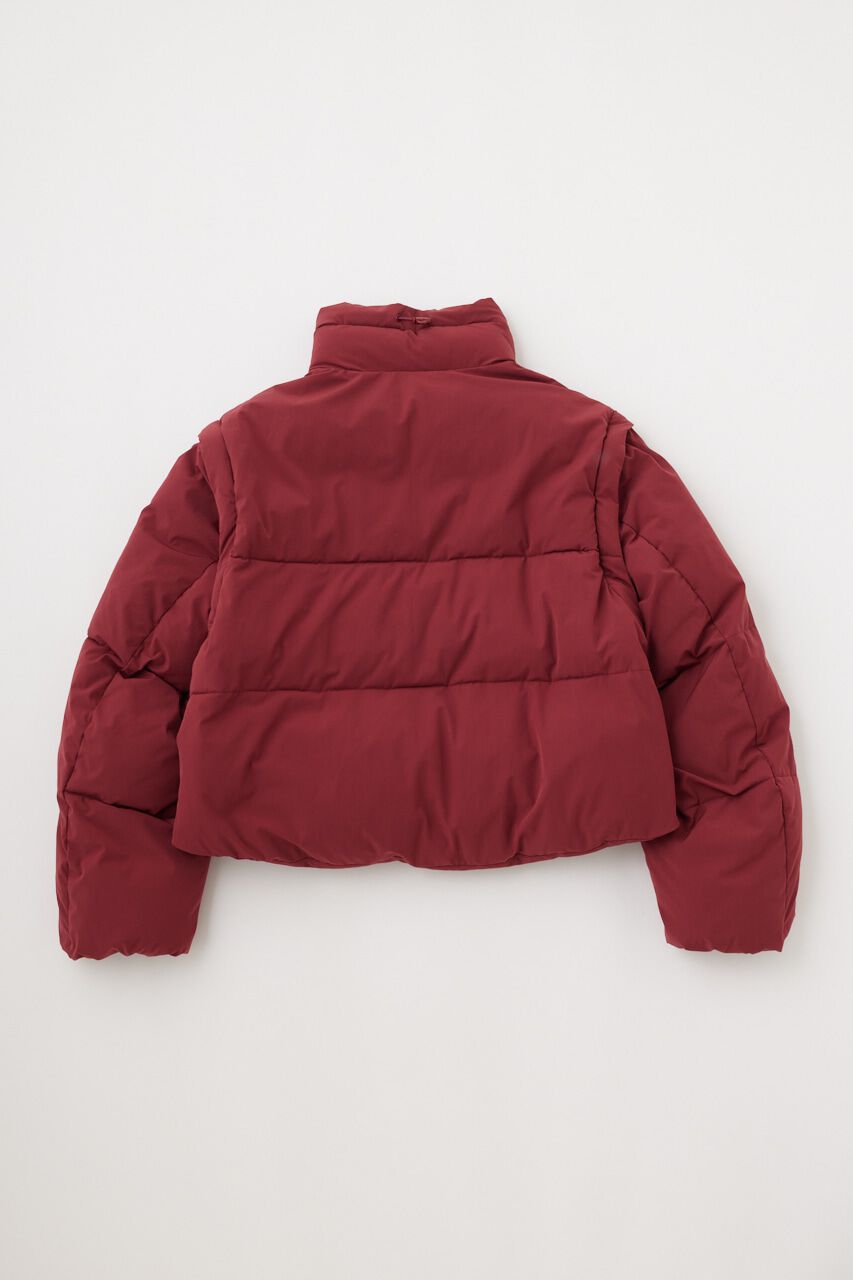 MOUSSY「CROPPED PUFFER DETACHABLE ジャケット」|その他|