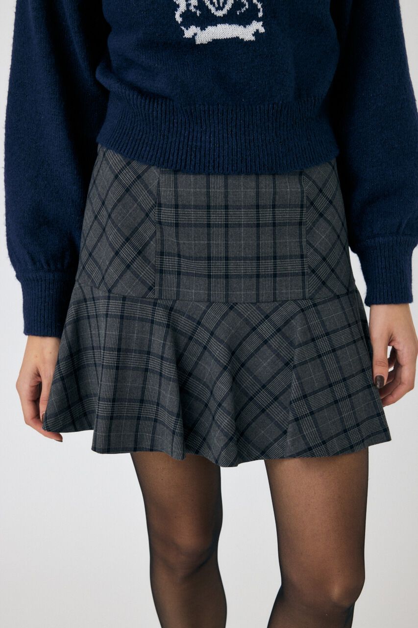 MOUSSY「RANDOM CHECK ミニスカート」|スカート|