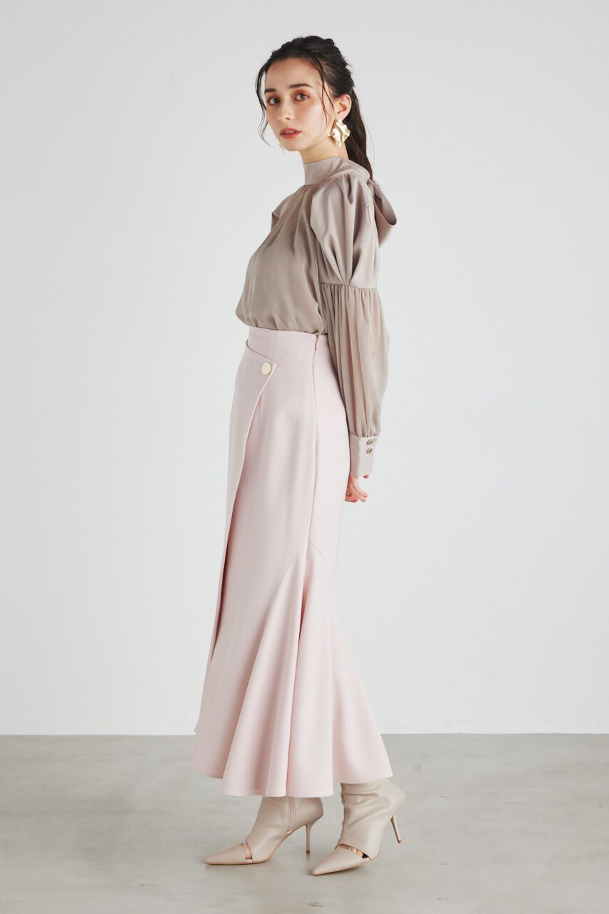 rienda「ラップデザインハイウエストマーメイドSK」|スカート|