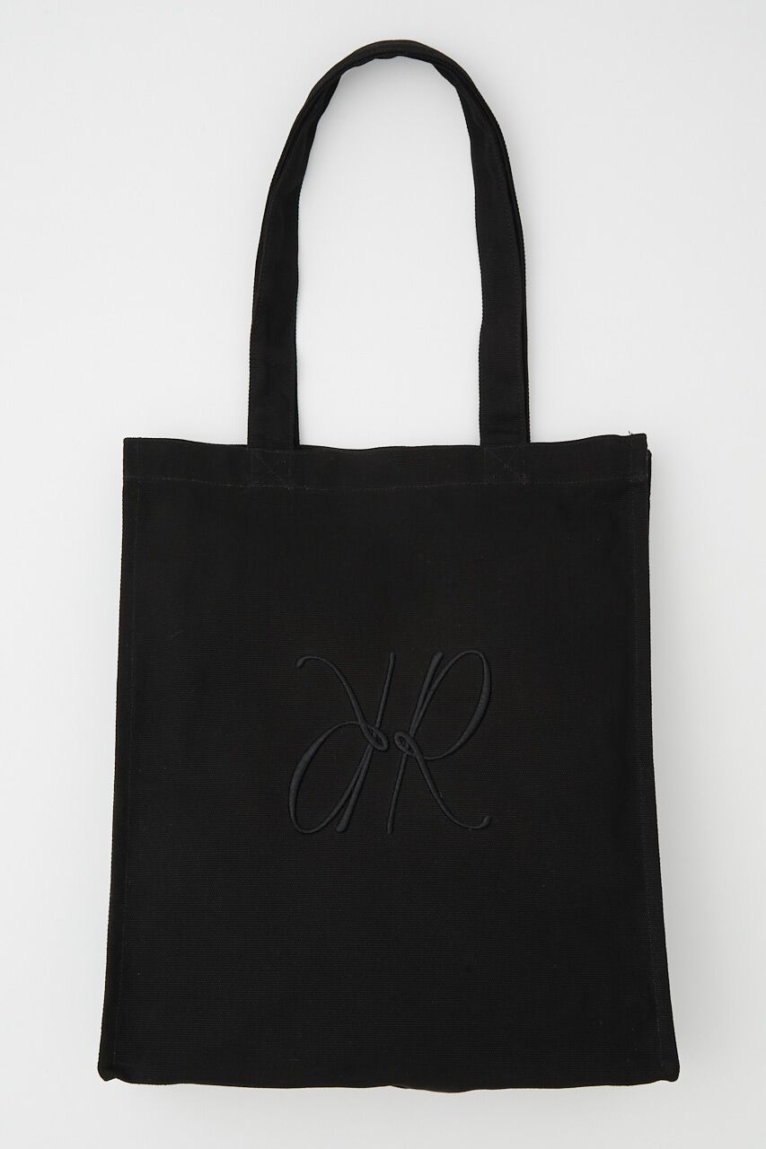 rienda「RロゴキャンバストートBAG」|その他|柄BLK5