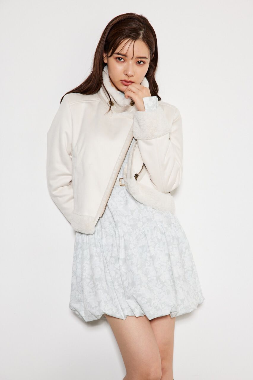 rienda「フェイクファーライダースムートンJK」|その他|