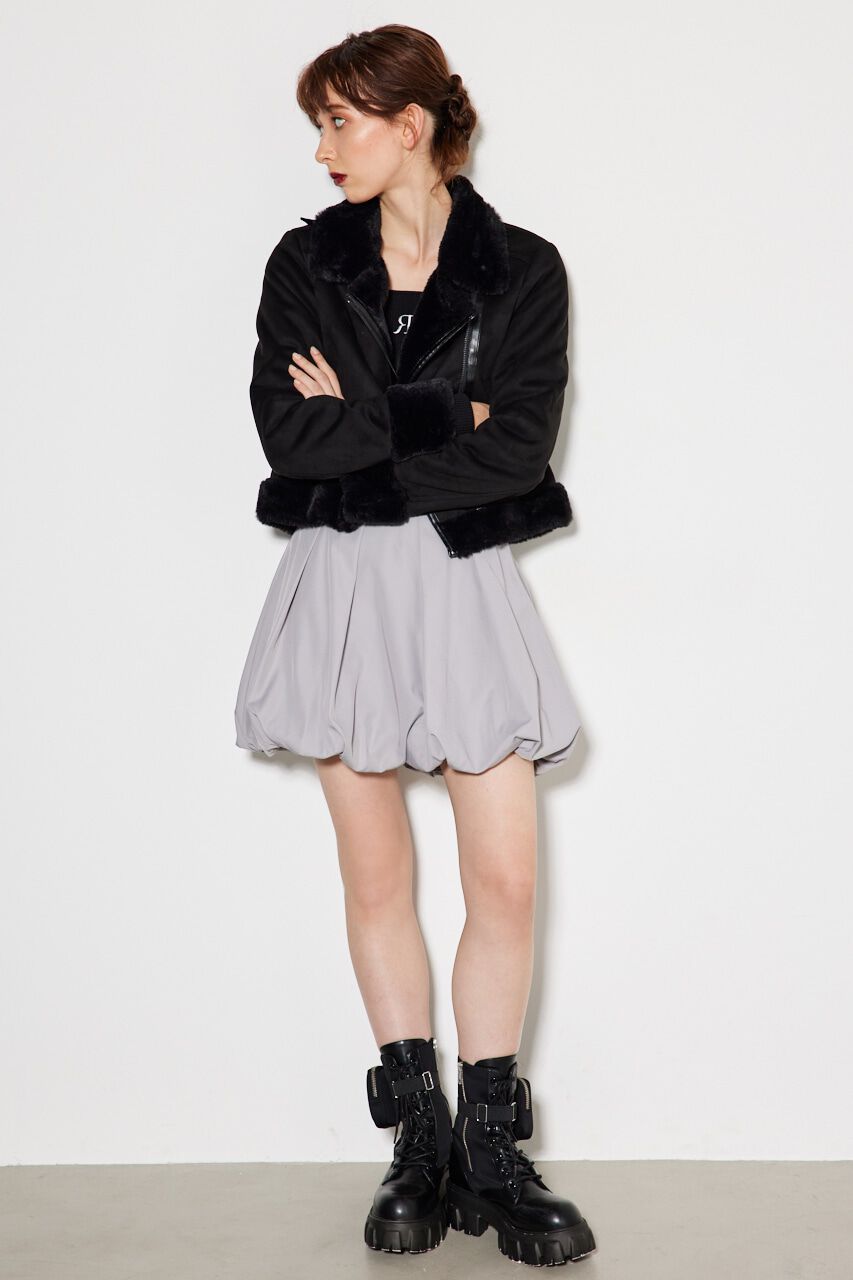 rienda「フェイクファーライダースムートンJK」|その他|