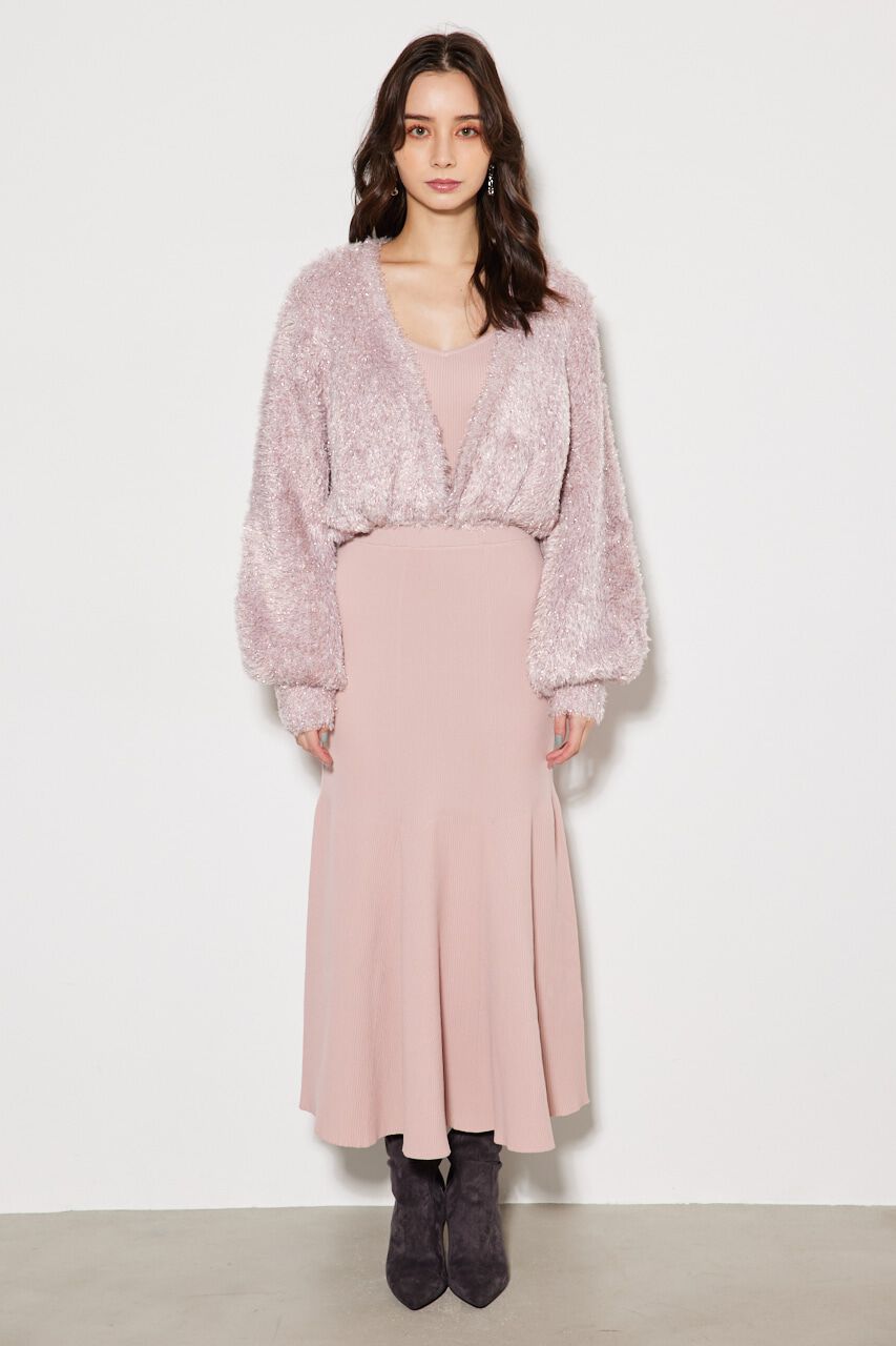 rienda「クロスシャギーボレロSET OP」|ワンピース|