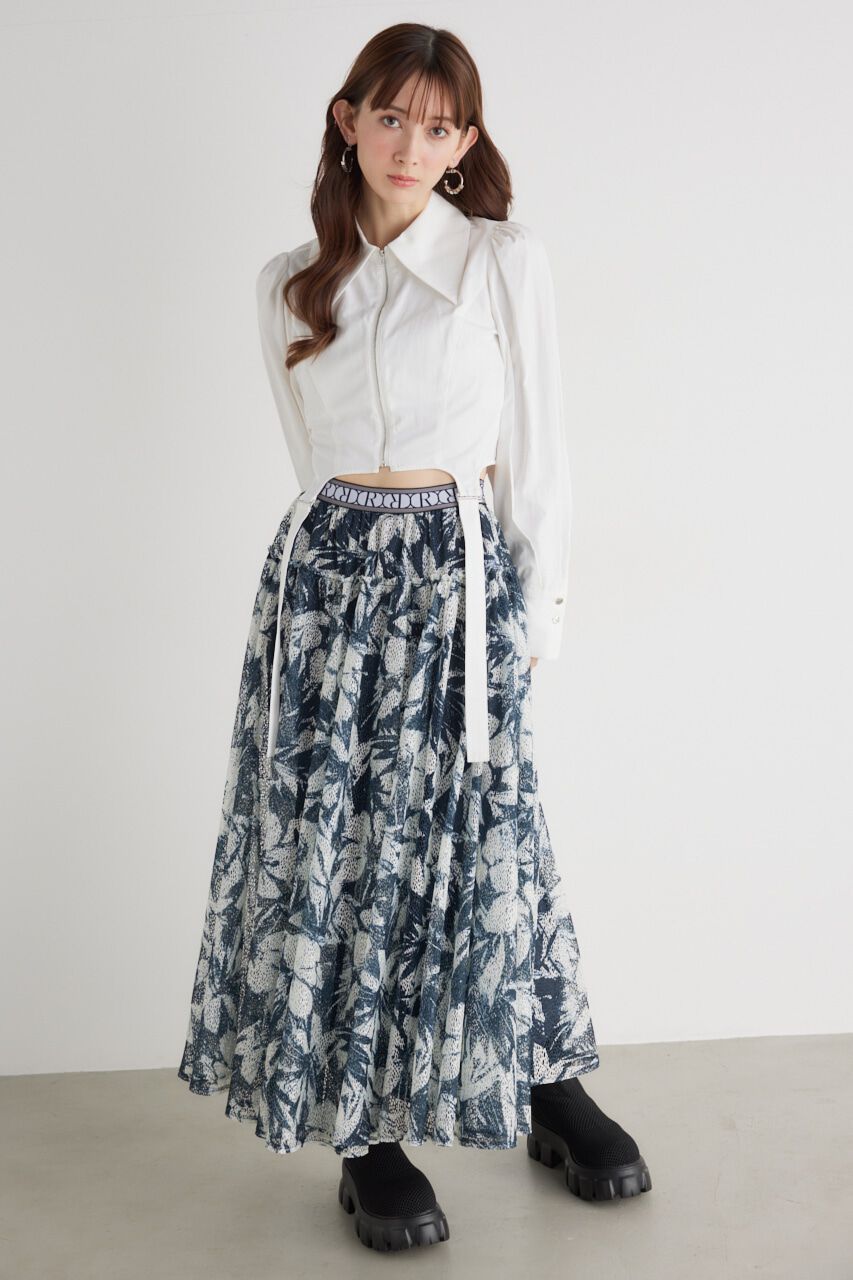 rienda「ゴムBELTJ/Wフレア SK」|スカート|