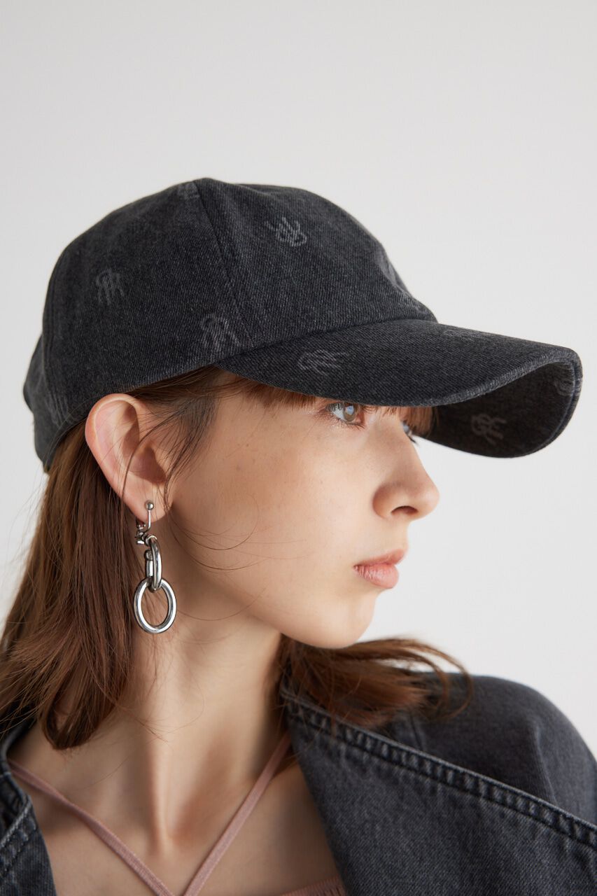 rienda「デニムロゴキャップ」|その他|BLK