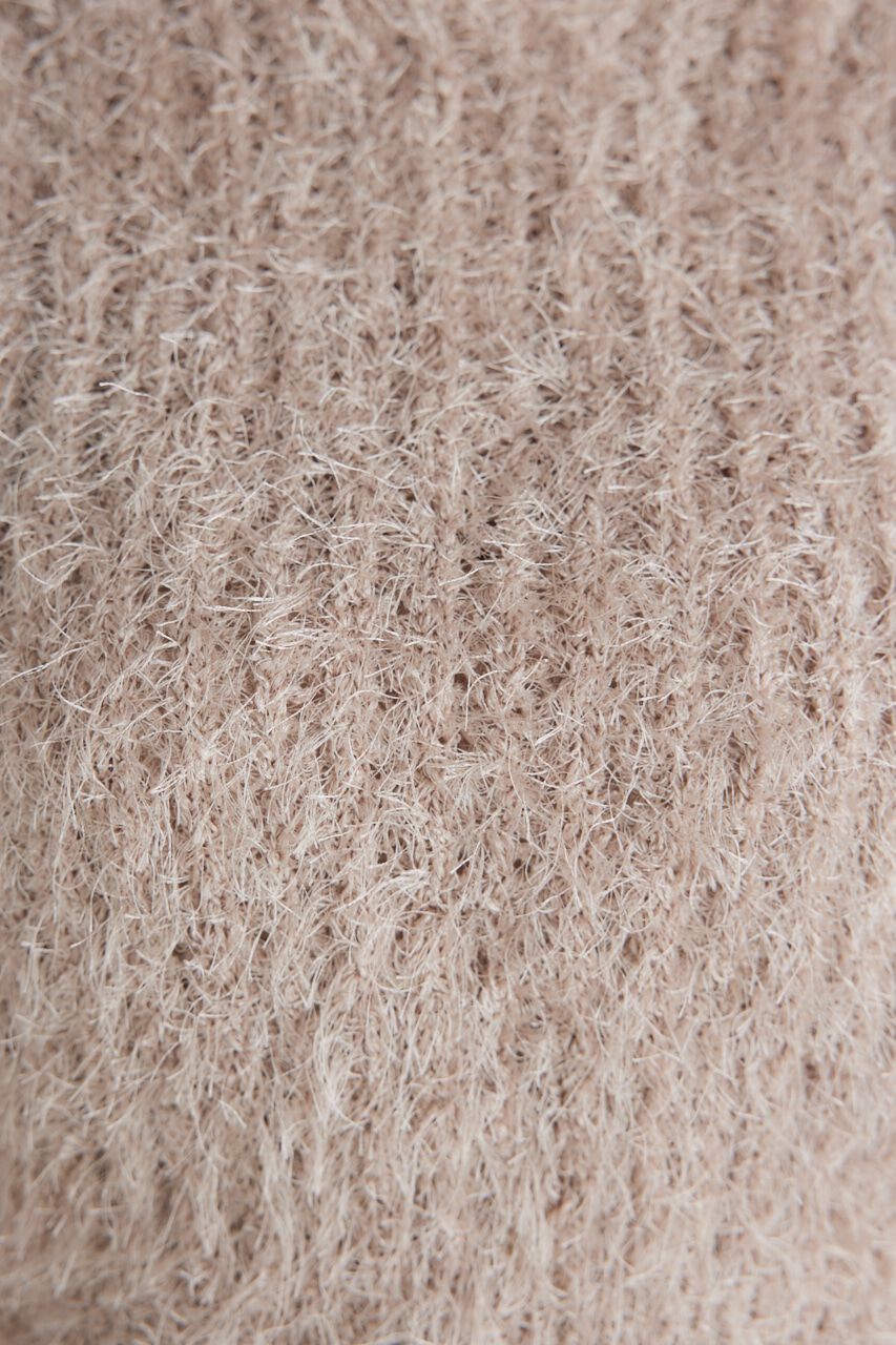 rienda「コンパクトシアーシャギーknitTOP」|ニット・セーター|