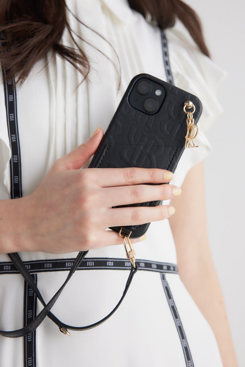 rienda「クロスアールエンボススマホケース」|その他|