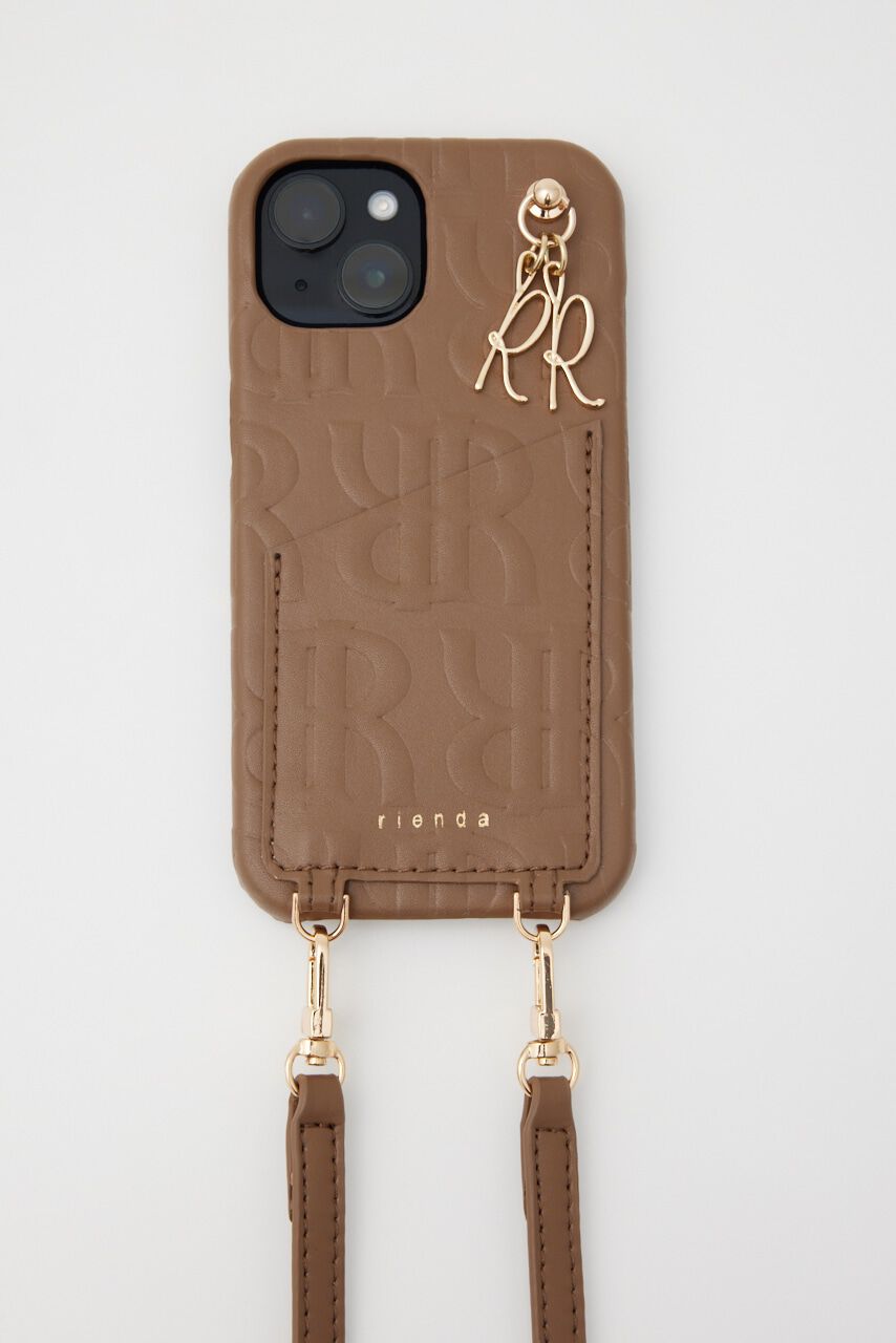 rienda「クロスアールエンボススマホケース」|その他|