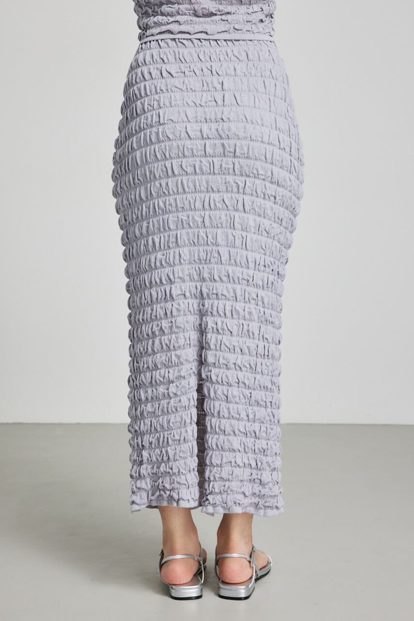 rienda「ポップコーンニットジャストウエストスカート」|スカート|