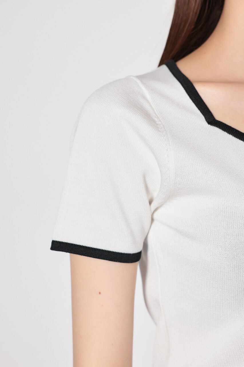 rienda「ビッグＲロゴニットトップス」|ニット・セーター|