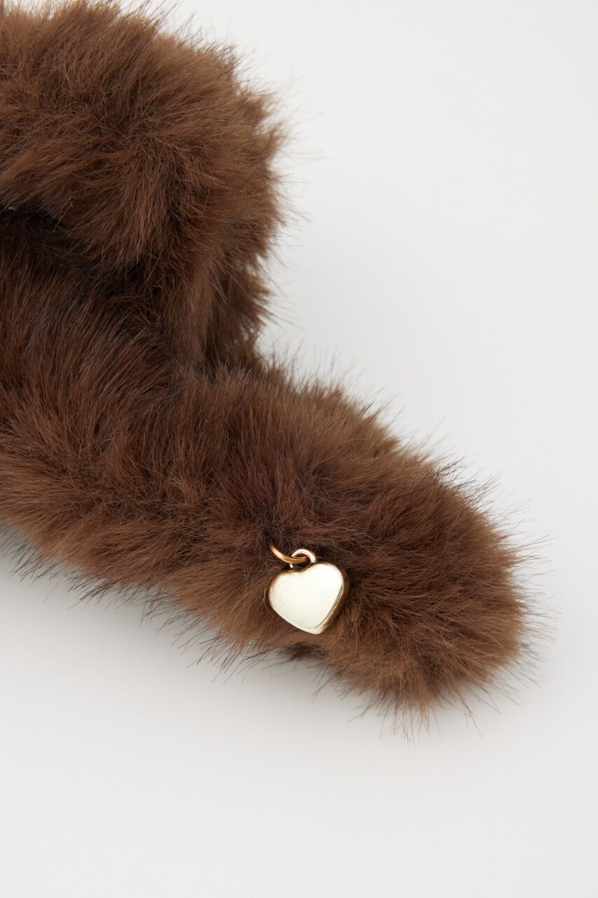 rienda「ショートフェイクファーヘアクリップ」|その他|