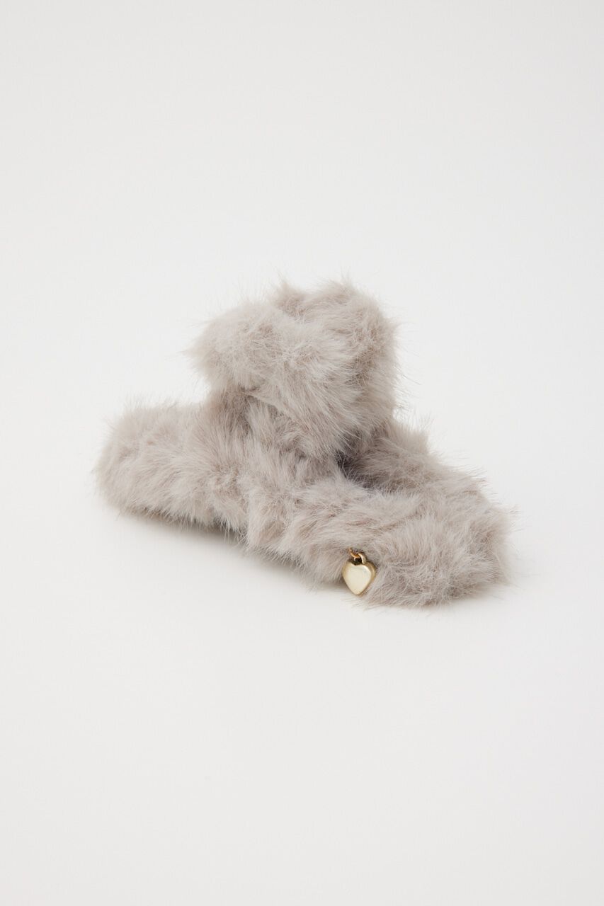 rienda「ショートフェイクファーヘアクリップ」|その他|