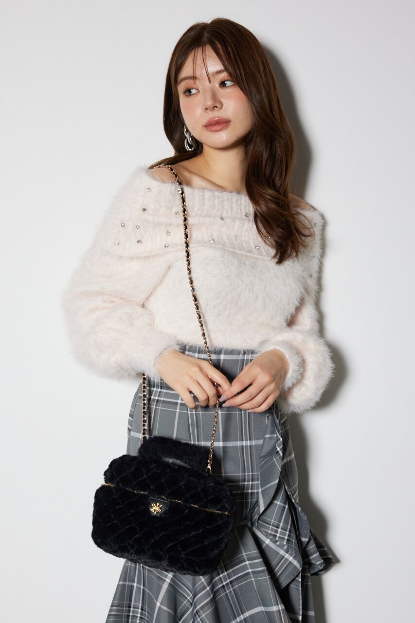 rienda「フェイクファーバニティーバッグ」|その他|