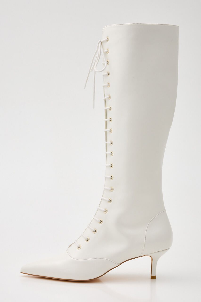 rienda「フロントレースアップロングブーツ」|その他|IVOY3
