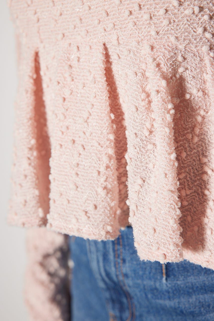 rienda「カットレースペプラムトップス」|Tシャツ・カットソー|