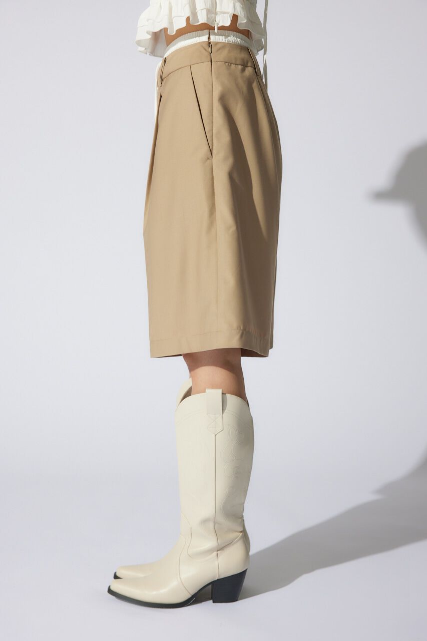 rienda「レイヤードパターンジャストウエストハーフパンツ」|その他|