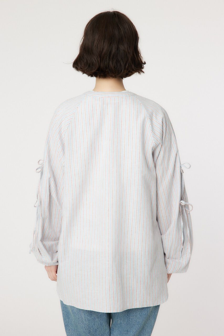 RODEO CROWNS「リネン アームリボンシャツ」|シャツ・ブラウス|