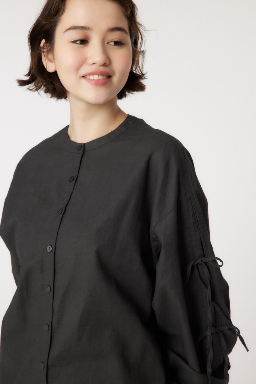 RODEO CROWNS「リネン アームリボンシャツ」|シャツ・ブラウス|