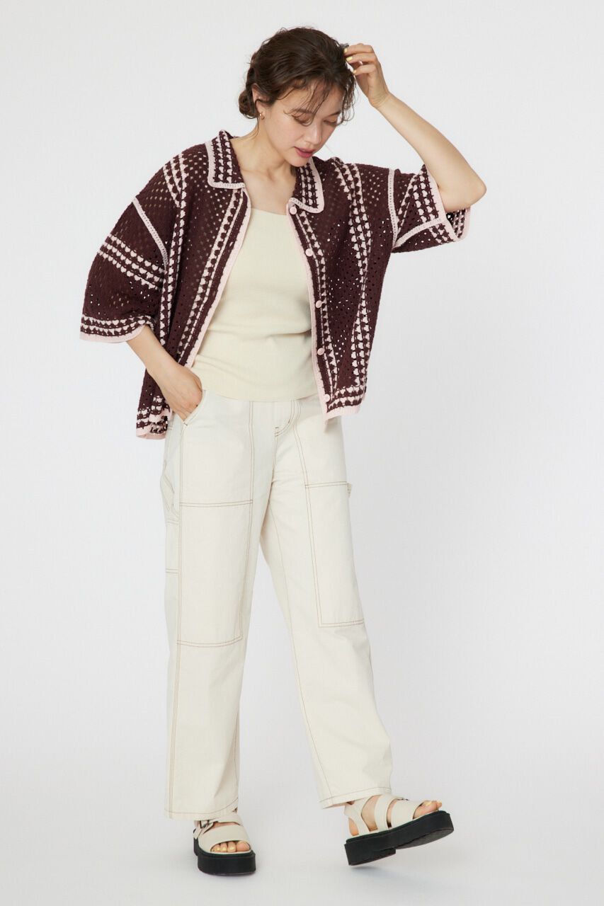 RODEO CROWNS「クロシェニットシャツ」|シャツ・ブラウス|