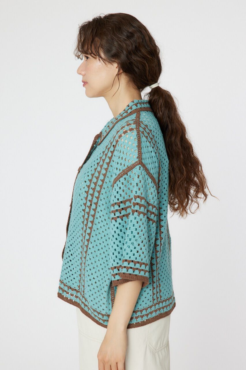 RODEO CROWNS「クロシェニットシャツ」|シャツ・ブラウス|