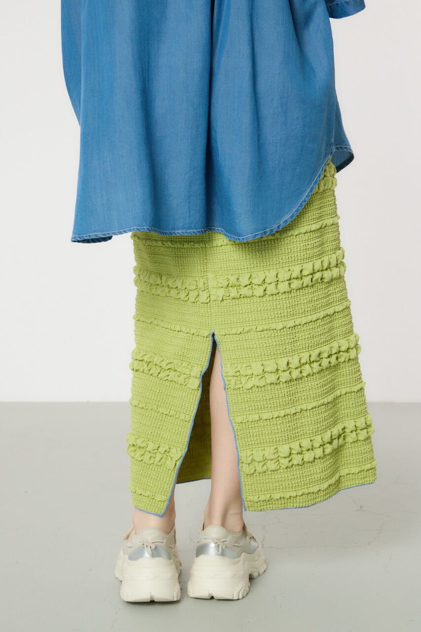 RODEO CROWNS「ふくれボーダーナロースカート」|スカート|