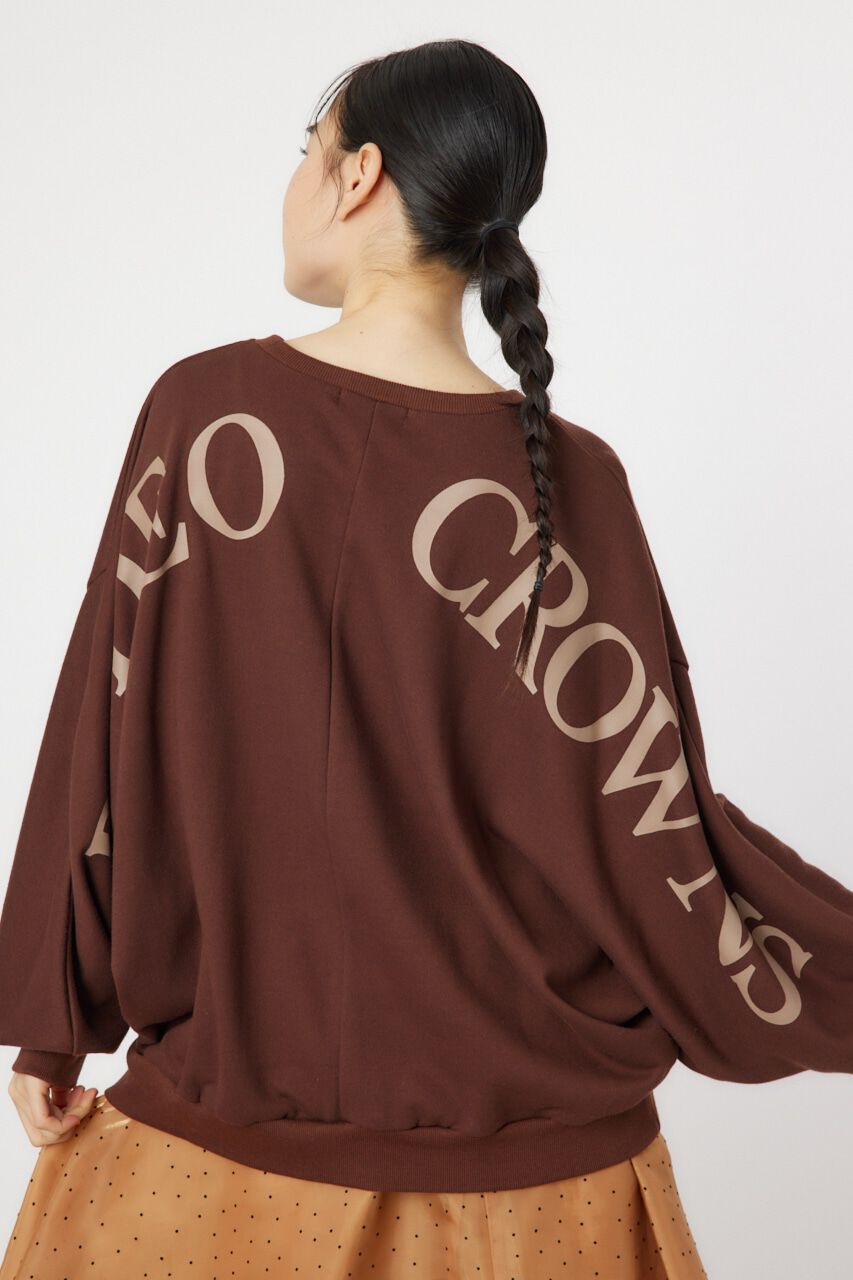 RODEO CROWNS「ドルマンバックロゴスウェット」|パーカー|BRN