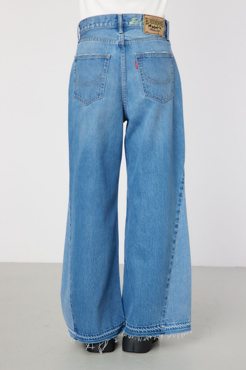 RODEO CROWNS「フレア バギーパンツ」|デニム|