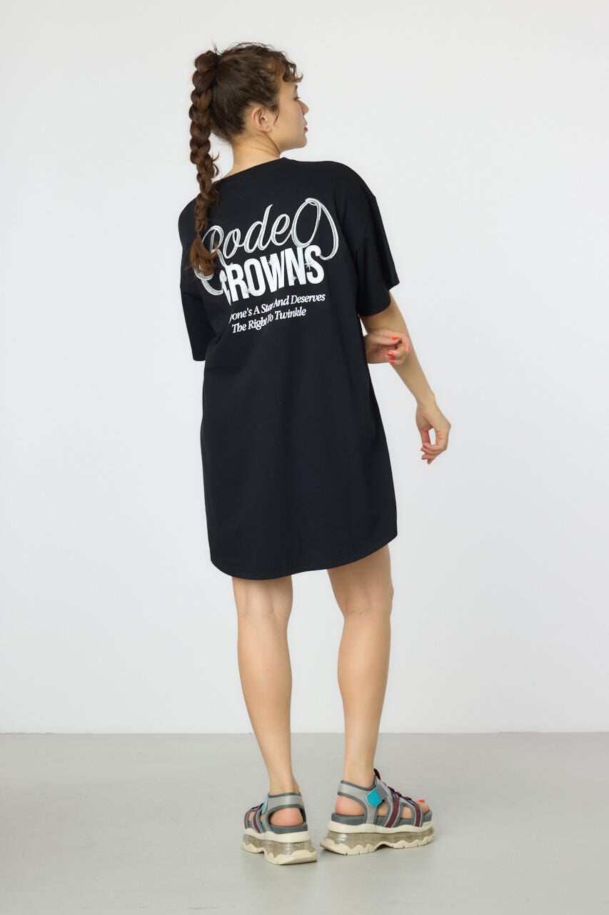 RODEO CROWNS「ラメ糸刺繍ロゴワンピース」|ワンピース|