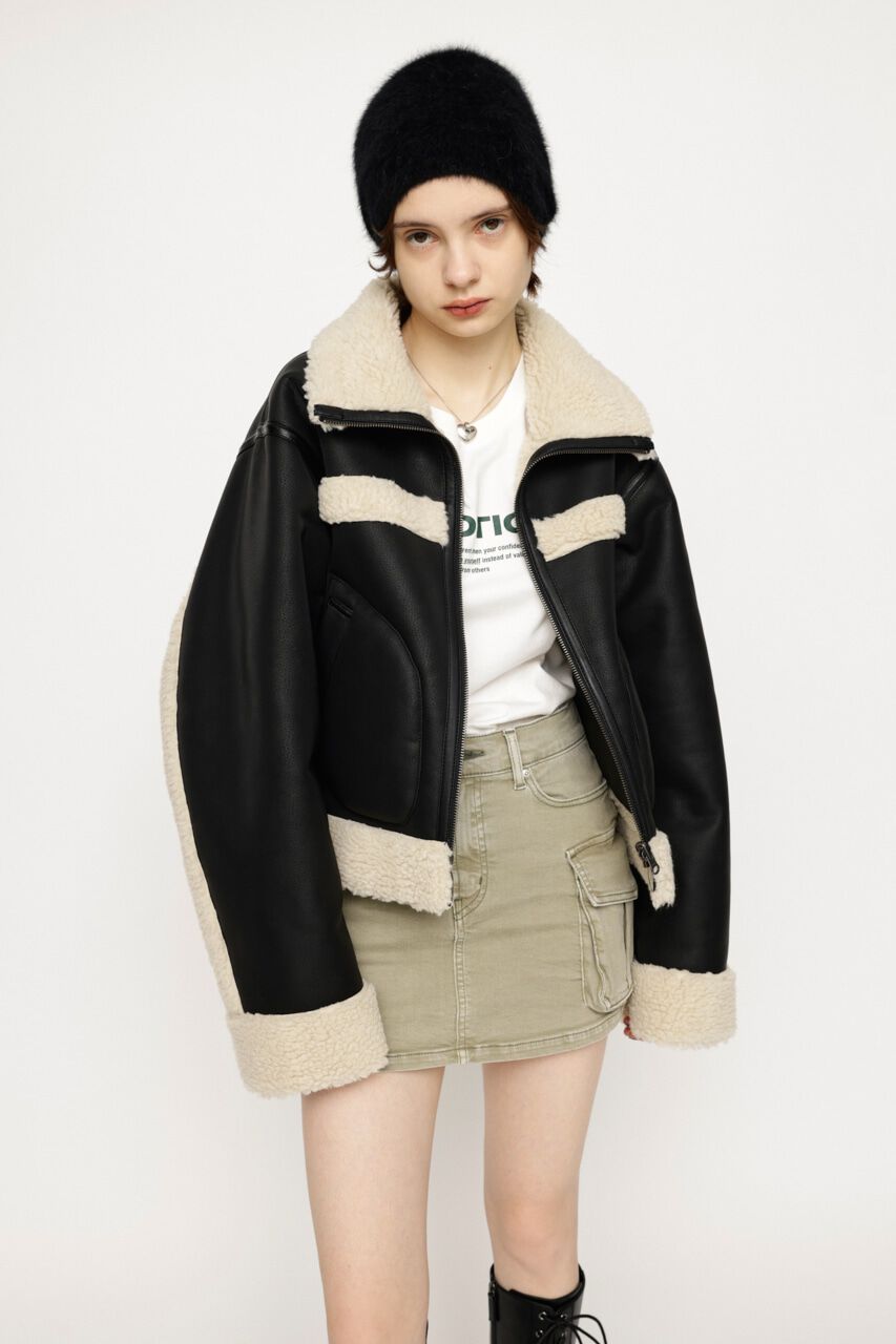 SLY「REVERSIBLE SHORT B-3」|ブルゾン・スタジャン|