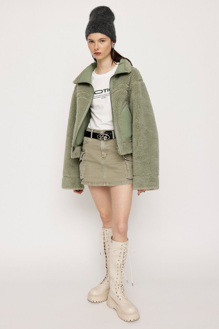 SLY「REVERSIBLE SHORT B-3」|ブルゾン・スタジャン|