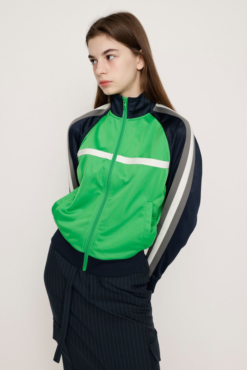 SLY「SHOULDER LINE TRACK ジャケット」|ブルゾン・スタジャン|