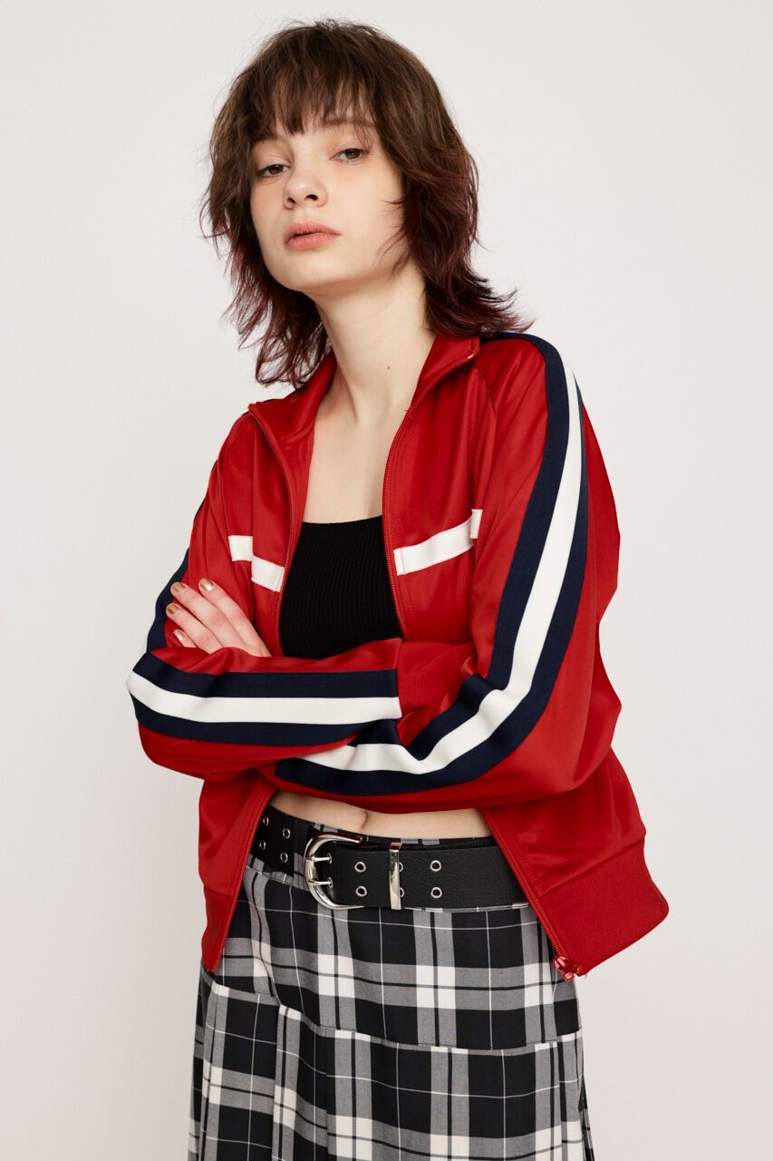 SLY「SHOULDER LINE TRACK ジャケット」|ブルゾン・スタジャン|