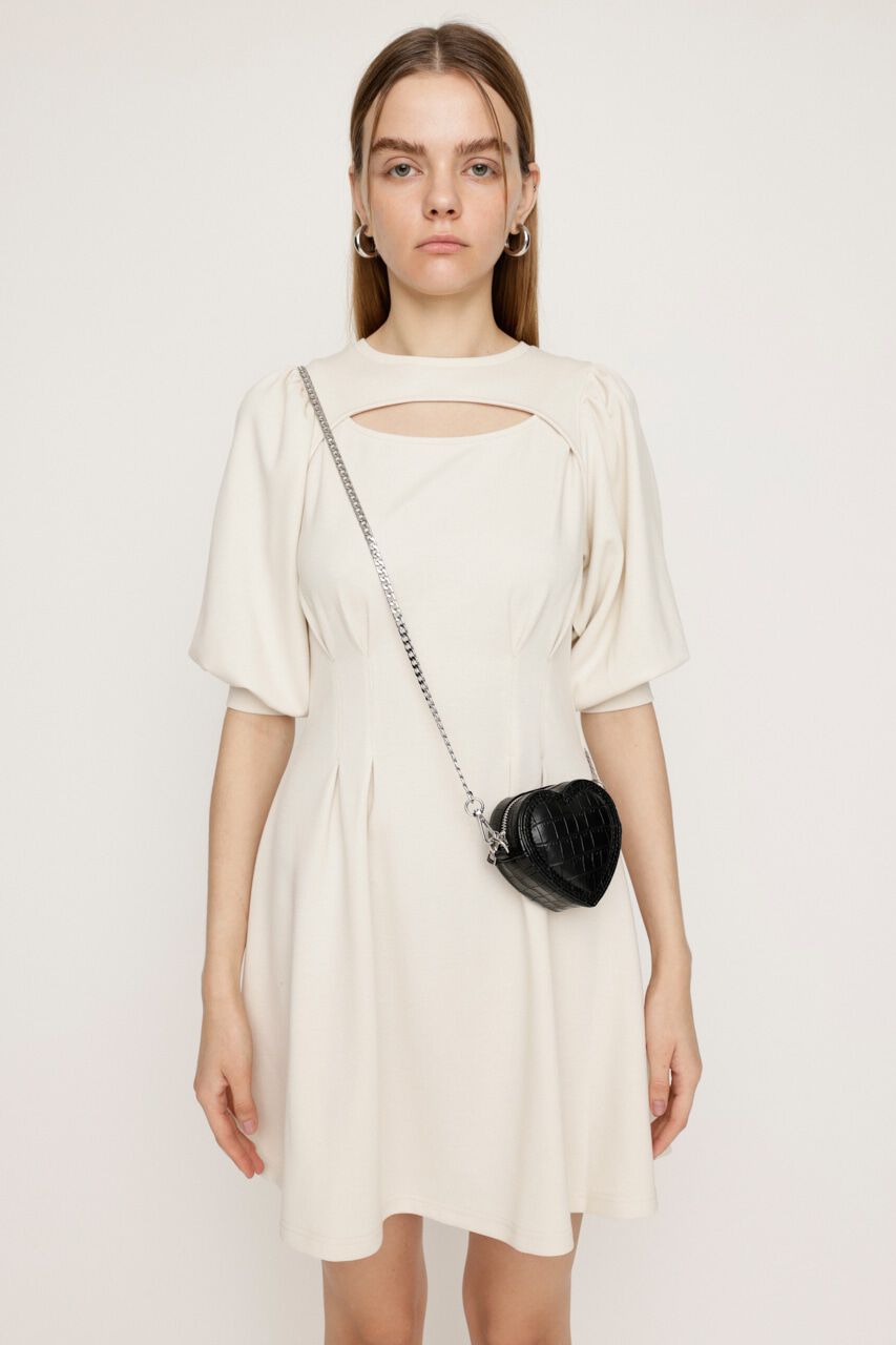 SLY「FRONT OPEN TUCK SLEEVE ショートワンピース」|ワンピース|IVOY3