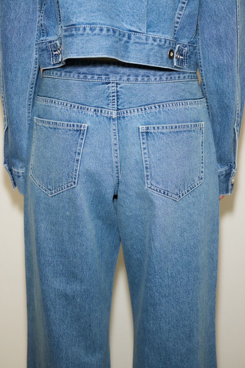 SLY「L／W LOOSE LEG PT-C」|デニム|