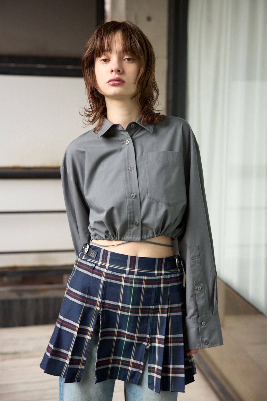 SLY「RIBBON CROP シャツ」|シャツ・ブラウス|