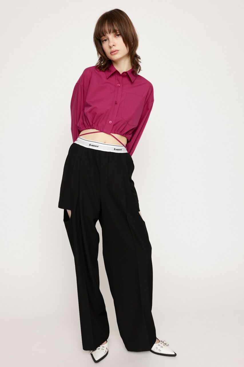 SLY「RIBBON CROP シャツ」|シャツ・ブラウス|