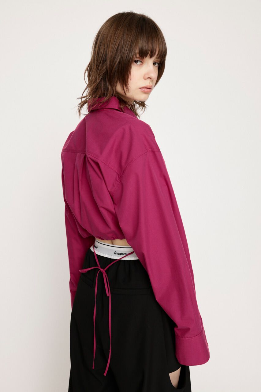 SLY「RIBBON CROP シャツ」|シャツ・ブラウス|