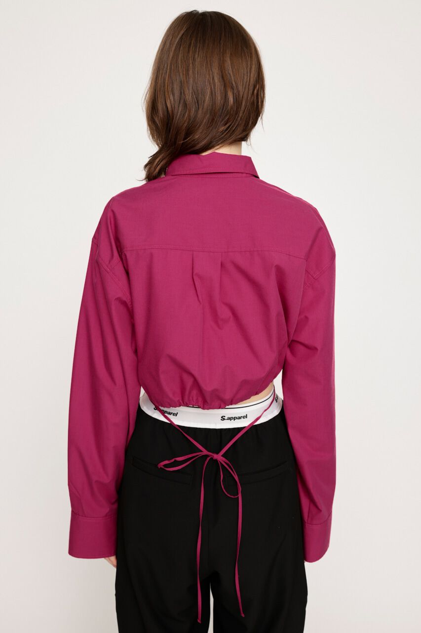 SLY「RIBBON CROP シャツ」|シャツ・ブラウス|