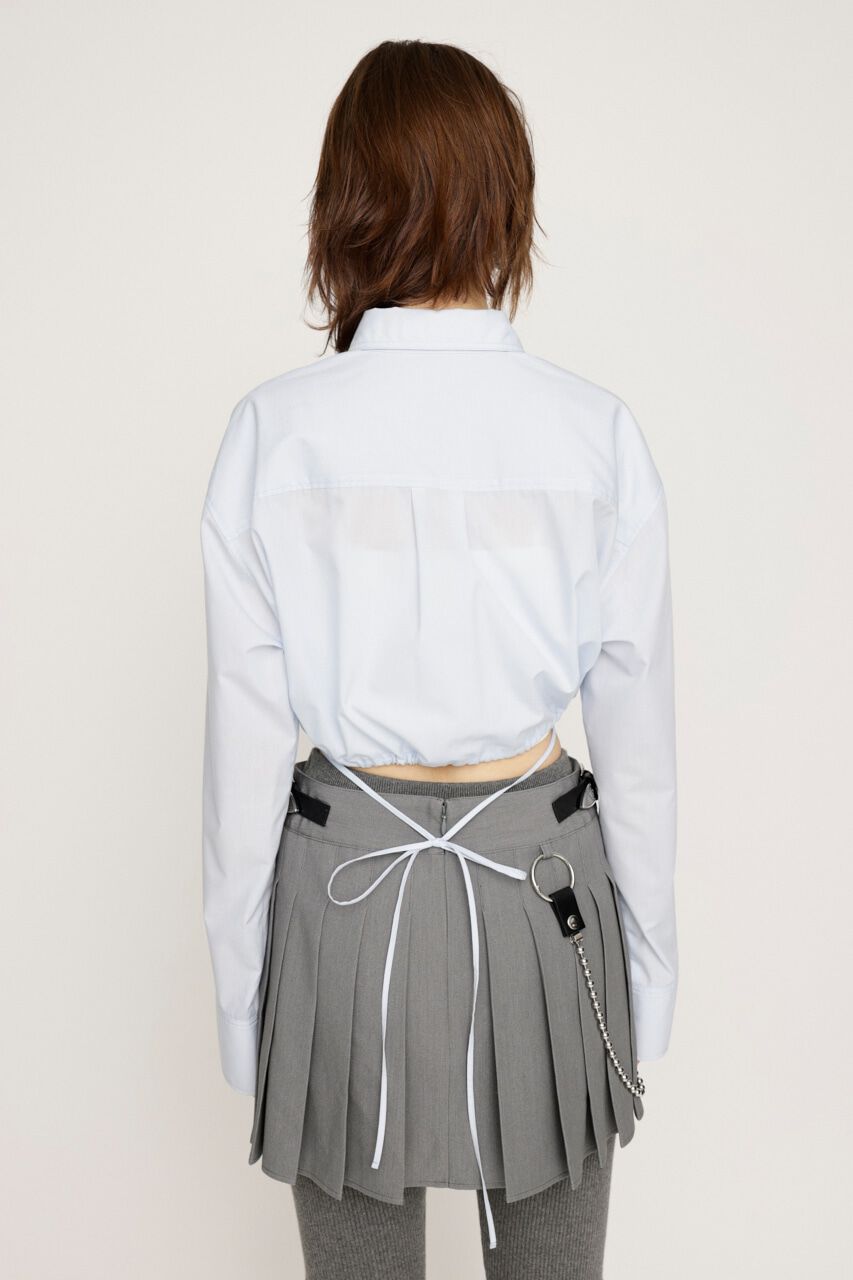 SLY「RIBBON CROP シャツ」|シャツ・ブラウス|