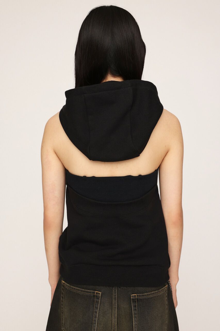 SLY「BACK OPEN HOODIE」|パーカー|