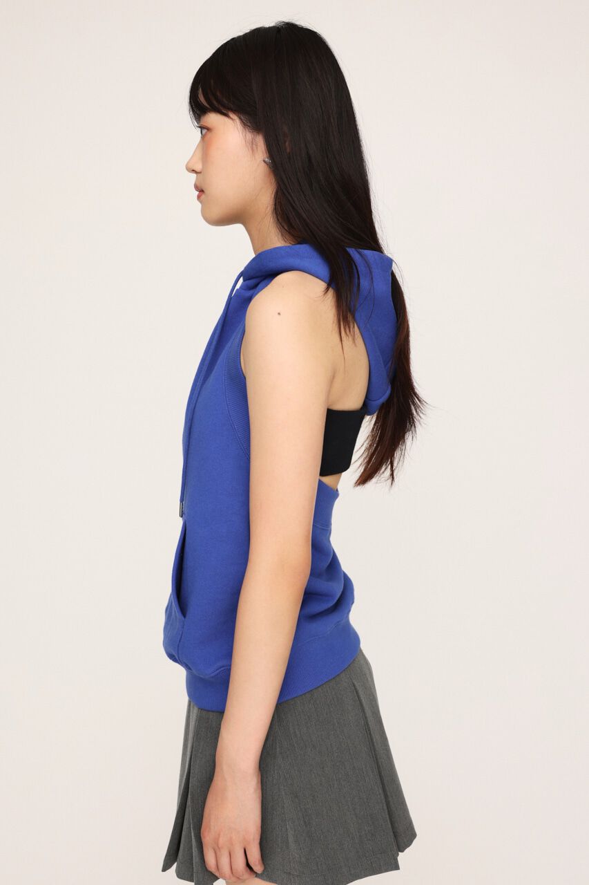 SLY「BACK OPEN HOODIE」|パーカー|