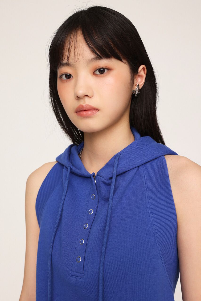 SLY「BACK OPEN HOODIE」|パーカー|