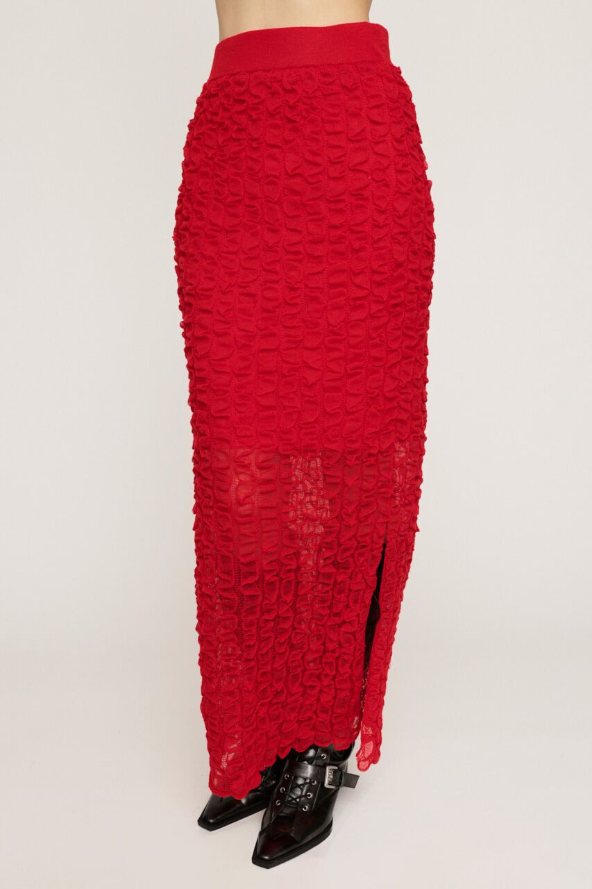 SLY「SHEER スカート」|スカート|RED