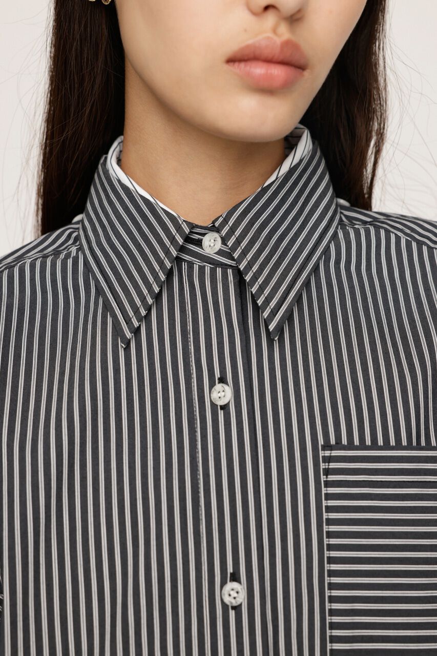 SLY「LAYERED STRIPE 2P シャツ」|シャツ・ブラウス|