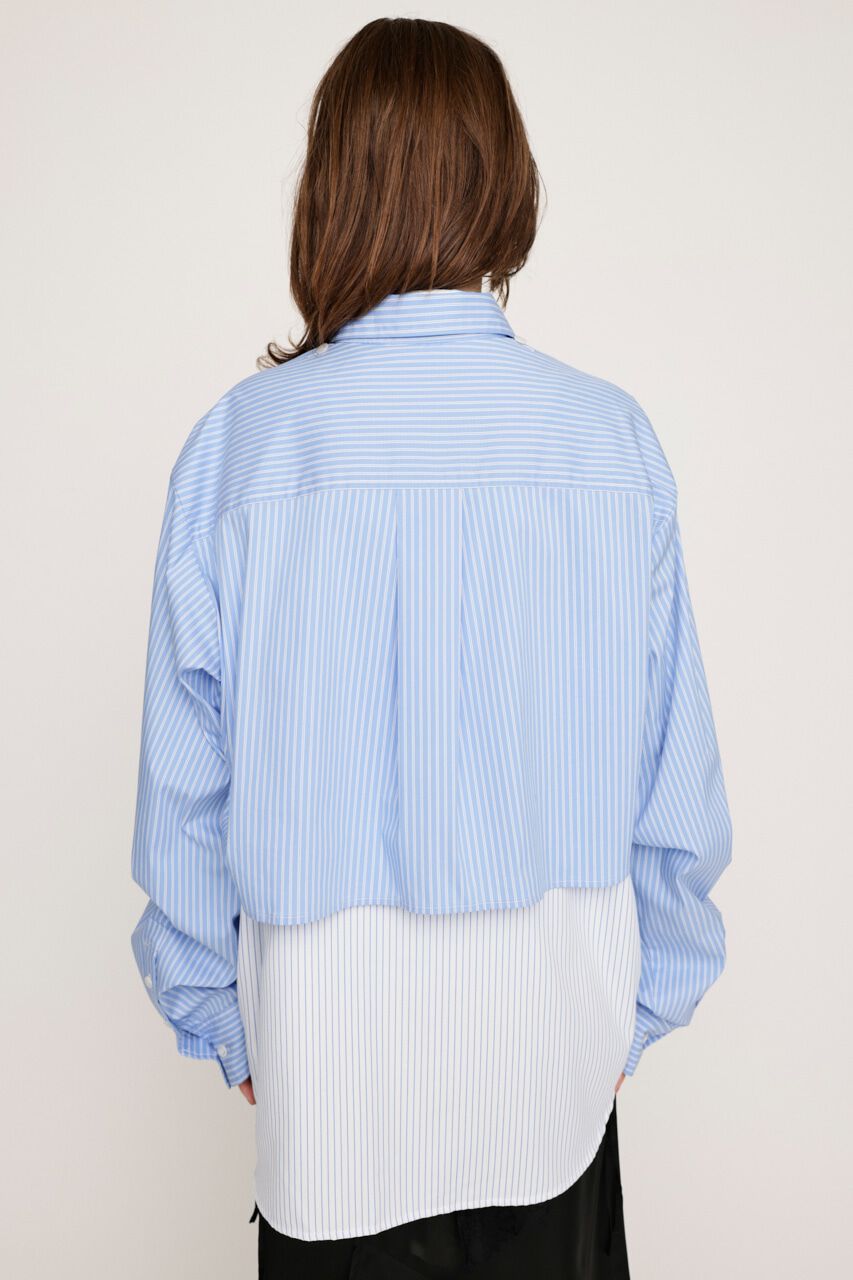 SLY「LAYERED STRIPE 2P シャツ」|シャツ・ブラウス|
