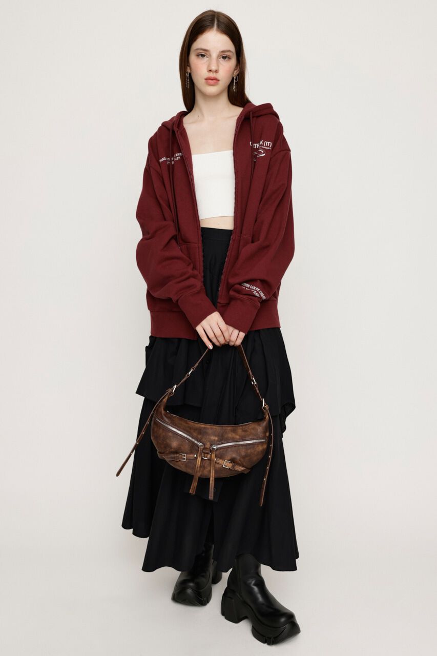 SLY「PLAID LAYERED ロングスカート」|スカート|