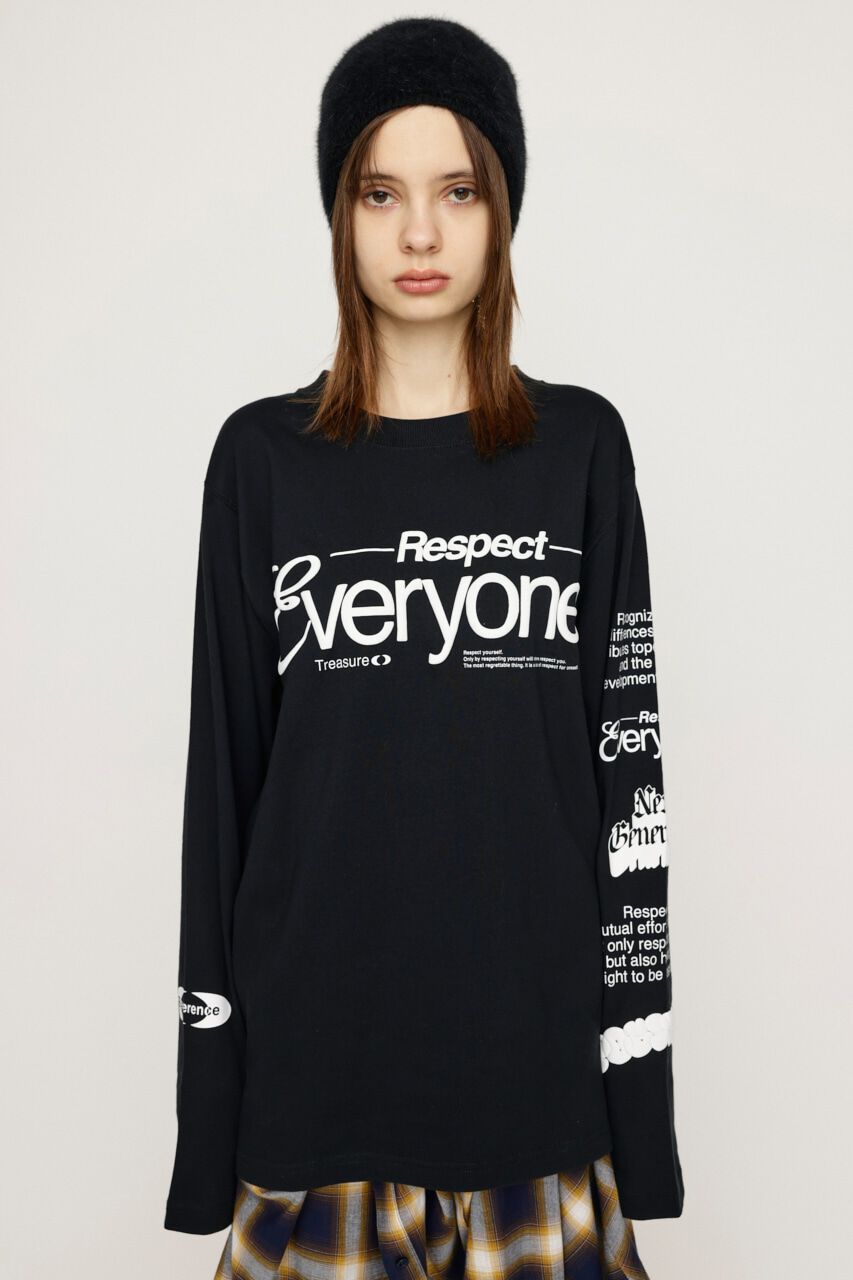 SLY「RESPECT EVERYONE LOGO Tシャツ」|Tシャツ・カットソー|